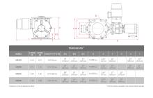 Boss Process MD Series Rotary Valve Schematics and Tables